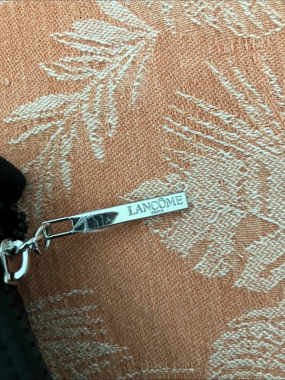 Lancôme Black Crescent Shoulder Bag